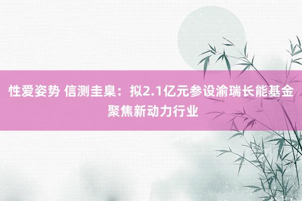 性爱姿势 信测圭臬：拟2.1亿元参设渝瑞长能基金 聚焦新动力行业