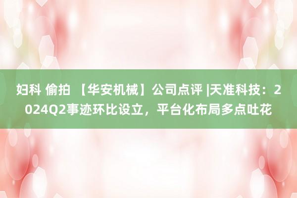 妇科 偷拍 【华安机械】公司点评 |天准科技：2024Q2事迹环比设立，平台化布局多点吐花