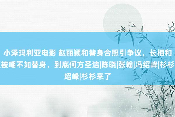 小泽玛利亚电影 赵丽颖和替身合照引争议，长相和演技被嘲不如替身，到底何方圣洁|陈晓|张翰|冯绍峰|杉杉来了